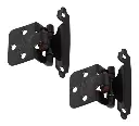 3153 Jgo. Bisagra Parche Negra Handy Home C/ T.