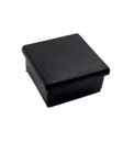 Regaton Cuadrado plastico negro B 1 1/4
