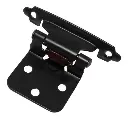 3153 Jgo. Bisagra Parche Negra Handy Home C/ T.