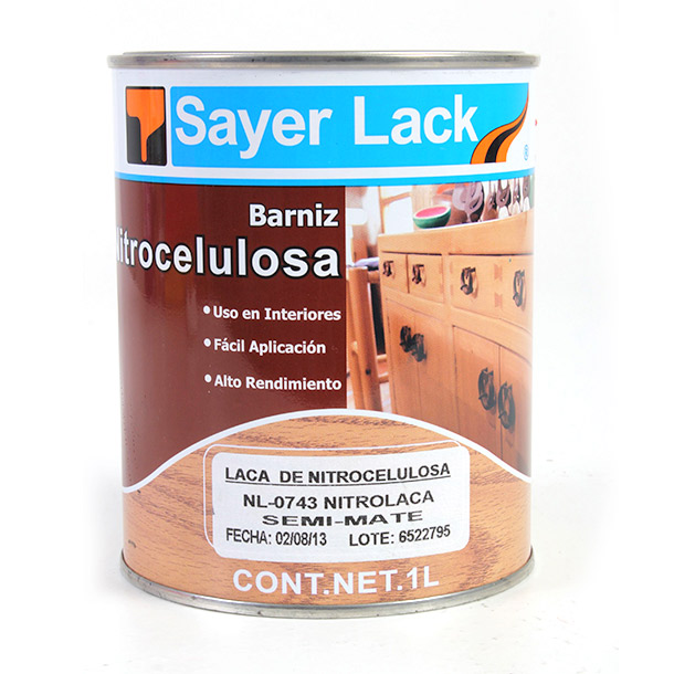 [NL-0743.30] NL-0743.30 Nitrolaca Transparente Semimate 30Ub