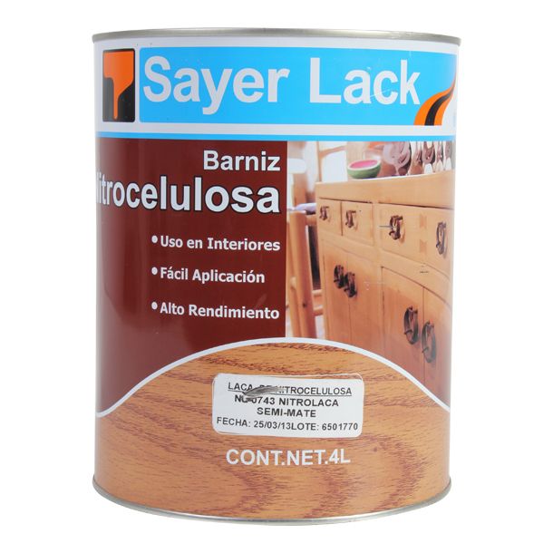 [NL-0743.40] NL-0743.40 Nitrolaca Transparente Semimate 30Ub