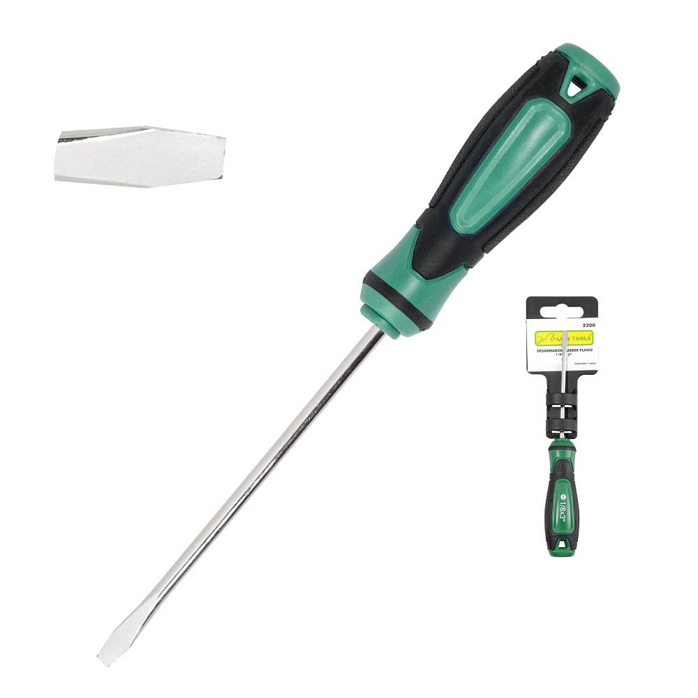 [TES-0059] Desarmador 1/4 x 6 Bimaterial 2210 Lion Tools