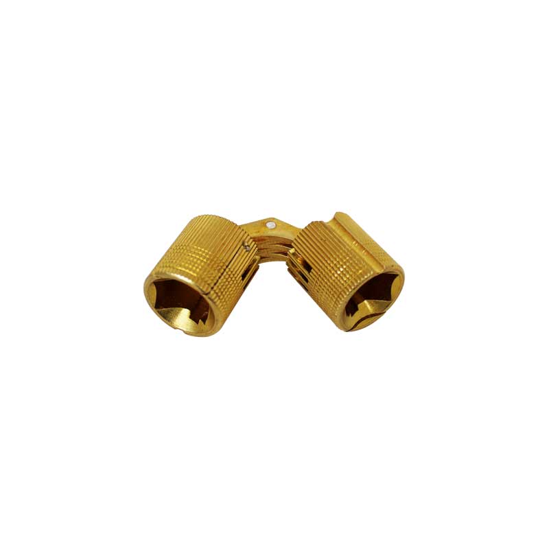 [HH-3697] 3697 Bisagra Oculta De Barril Laton Solido 12mm Handy Home 