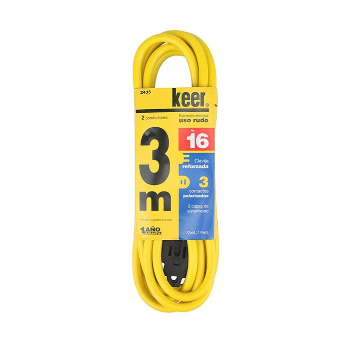 [TES-0189] Extensión Keer uso rudo 3mts