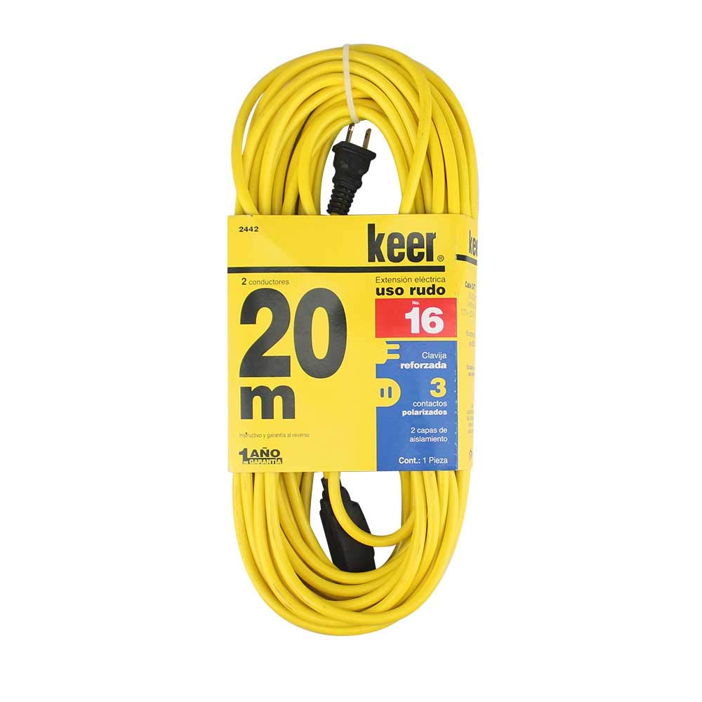 [TES-0193] Extensión Keer uso rudo 20mts