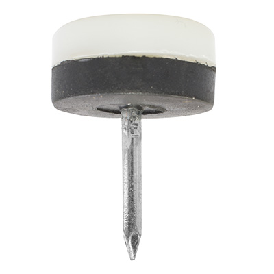 [SPH-0037] Resbalon Blanco 15Mm Clavo Chico Pz.
