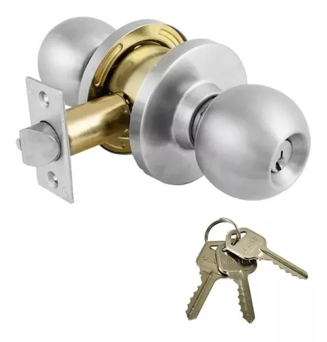 [SPH-0051] Cerradura Tubular Bi-Metal Bmt3005 Inox P/Recamara